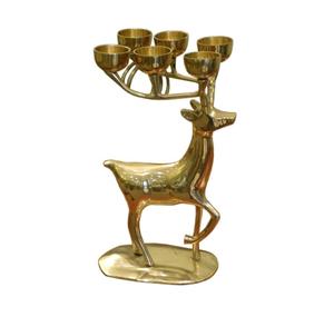 Portavelas de Reno de aluminio hecho a mano para Navidad, vacaciones, decoración del hogar, celebraciones de Pascua para la decoración del Día de San Valentín - Product Image 4