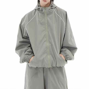 OEM Custom Best Selling Streetwear Windbreaker Tracksuit Set Nylon Winter Tracksuits For Men Made in Pakistan - Product Image 1