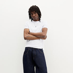 เสื้อยืดคอตตอนแบบหนาจาก100% เสื้อยืดไหล่ปล่อยแบบเฮฟวี่เวท - Product Image 2