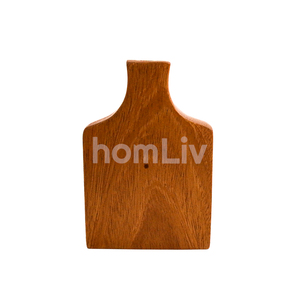 Pot de fleurs en teck naturel fait main, écologique, en bois massif durable, décoration maison et jardin, objet d'art minimaliste unique - Product Image 1
