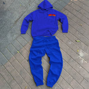 OEM 2026 Solide 100% Coton Léger Écologique Ensemble de survêtement de sport pour homme 2 pièces Jogging - Product Image 1