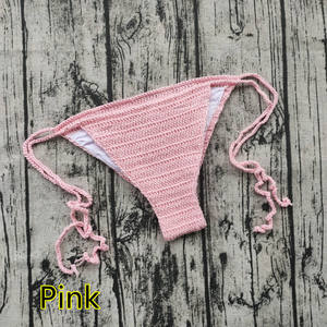 Shorts de Bikini Sexy Hechos a Mano con Tiras Cruzadas, Traje de Baño de Una Pieza con Forro, Disponible en Aliexpress y Ebay - Product Image 3