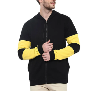 Sweat à capuche zippé pour homme, streetwear, en coton molletonné, doublure chaude, pour l'exportation en gros, services de fabrication en usine - Product Image 1