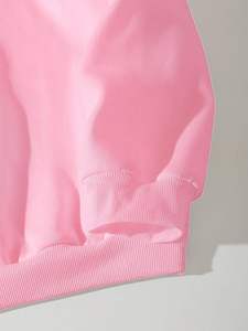 NUEVAS Sudaderas con Capucha de Algodón 100% para Mujer, Estilo Casual Urbano, Estampadas, Holgadas, con Hombros Caídos - Product Image 5