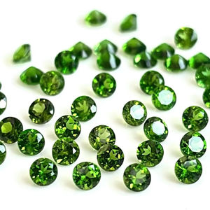 โครเมี่ยมไดออพไซด์แบบไดออพไซด์กลม3มม. แบบเหลี่ยมเพชรพลอย - Product Image 1