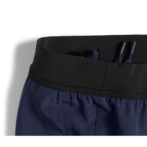 2024 nouveau short de Fitness bleu marine de haute qualité confortable ceinture élastique court Polyester solide durable Shorts de gymnastique pour - Product Image 3