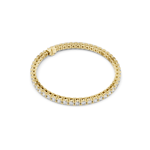 Bracelet tennis en diamant de laboratoire de 6,37 carats, diamants CVD VVS-VS-EF, or 18 carats, 14 carats, 10 carats et argent 925, rose, jaune, blanc - Product Image 4