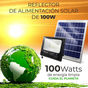 Panneau solaire LED 100W avec réflecteur blanc pour éclairage extérieur - Product Image 4