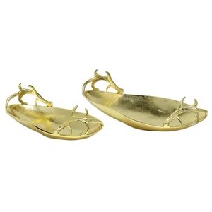 Bandeja de Metal Dorada de Lujo para Servir Frutas, Decoración de Bodas, Venta al por Mayor de Fábrica, Piezas Únicas, Artículos de Cocina de Tendencia - Product Image 6