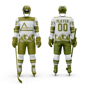 Vêtements de sport durables et respirants personnalisés OEM ODM vente en gros uniformes de hockey sur glace maillots d'équipe pour vêtements de sport - Product Image 5