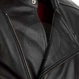 Chaqueta de Motociclista de Cuero para Hombre de Invierno, Alta Calidad, MOQ Bajo, Diseño Personalizable, Transpirable, Ignífuga, 280g, Servicio OEM - Product Image 5