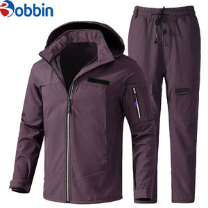 Conjunto de Ropa para Hombre de Moda, Chaqueta Cortavientos, Otoño Invierno, Talla Grande, Chaqueta Informal, Conjunto de 2 Piezas con Pantalones, Chándal Personalizado para Hombre - Product Image 4