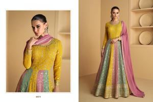 Nuevo Traje Anarkali de Diseñador Evergreen 2024, Último Modelo, en Georgette Real con Dupatta y Bordado, Proveedor de Moda Femenina - Product Image 2