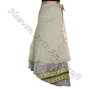 New Women Reversible Two Layer <b>Silk</b> <b>Wrap</b> Skirt Reversible Vintage <b>Silk</b> Magic 38 Inch Women Hobo <b>Wrap</b> Skirt Halter Women <b>Dress</b> - Product Image 2