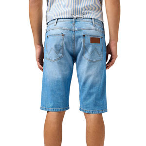 <b>High</b>-<b>Waist</b> Demin Short Breathable Denim Streetwear <b>with</b> Button Decoration Casual Style for Summer - Product Image 2