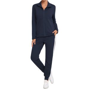 Ensemble de survêtement pour femmes, 2 pièces, léger, respirant, avec capuche, pantalon de jogging, imprimé brodé, différentes couleurs, fitness, sport, grande taille - Product Image 1