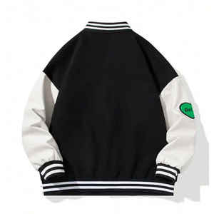 Wholesale Custom Embroidery Patch <b>Bomber</b> Jacket college baseball Sports Varsity Jacket for <b>Men's</b> Casual Baseball Jacket foe <b>men</b> - Product Image 2