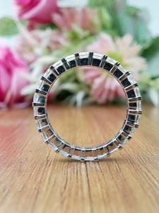 Classic VVS Lab Grown Princess Cut Diamond Engagement <b>Ring</b> 18K Gold for Certified Prong Setting Wedding Band <b>Fine</b> <b>Ring</b> for - Product Image 2