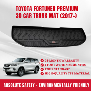 Revêtement de sol Vietnam TPE tout temps pour Toyota Fortuner 2mm Noir 55x100cm avec 1 an de garantie - Product Image 2