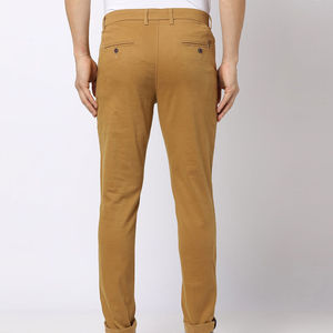 Slim Light Weight Casual <b>Men</b> Chinos <b>Pants</b> Breathable Eco-Friendly <b>Summer</b> Straight Striped Trendy Budget - Product Image 3