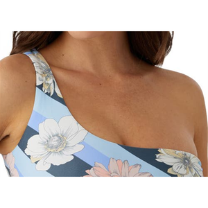 Top Bikini Monospalla a Vita Alta O'Neill con Stampa Leopardata, Taglia XL, Top da Bagno di Marca Famosa - Product Image 2