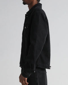 Vente en gros de veste en jean avec logo personnalisé pour hommes | Fournisseur de veste en jean OEM | Manteau en jean Streetwear élégant pour les marques de mode - Product Image 4