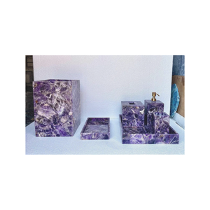 Ensemble de salle de bain moderne Ensemble de bain contemporain Accessoires de salle de bain vintage Ensemble de bain classique Ensemble de salle de bain minimaliste Élégant - Product Image 2