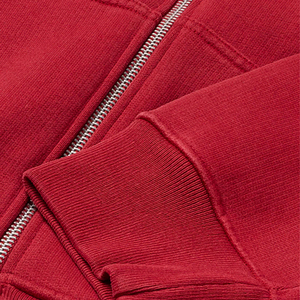 Nueva Sudadera con capucha holgada de moda para hombres y mujeres de talla grande 100% algodón temporada de invierno Top básico con bolsillo y cremallera - Product Image 4