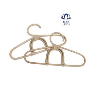 Rattan <b>Clothes</b> Kid <b>Hanger</b> Hanging Baby Decoration Home Trendy 2023 Handicraft Product Vietnam Customize Shape - Product Image 1
