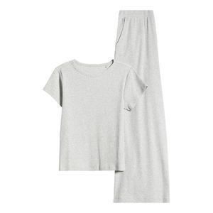 Conjunto corto de pijama de algodón orgánico con estampado personalizado, Conjunto de pijama para mujer, pijama de algodón para mujer, ropa de dormir para mujer - Product Image 5