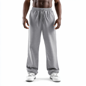 Wide Leg Cargo Gym Sweatpants <b>Men's</b> Jogger Workout Fitness Wear <b>Trouser</b> Pajama <b>Loose</b> Fit Gym Sweatpants <b>Mens</b> - Product Image 2