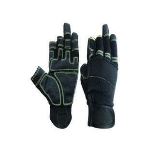 Gants de travail en cuir antidérapants pour le sport, personnalisés, robustes, construction de sécurité, logo personnalisé - Product Image 1