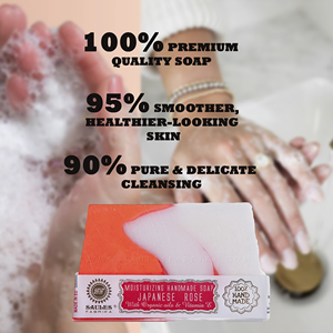 Savon en barre de 80g à la rose impériale, marque privée OEM, soin floral de luxe, nettoyant pour le corps et le visage, peau lisse, élégant - Product Image 4