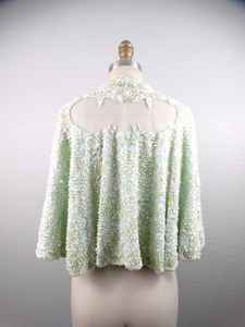 Envoltura de fiesta para adultos hecha a mano de material de poliéster para Club Wear Diseño de lentejuelas con flecos largos y cuentas elegantes - Product Image 6