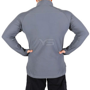 Veste coupe-vent personnalisée en tissu polyester léger pour hommes veste supérieure d'entraînement en option multicolore pour l'hiver - Product Image 2