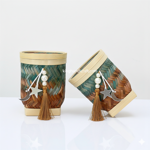 Cesta de Almacenamiento Hecha a Mano de Edición Limitada para Ramadán y Eid |   Empaquetado Artesanal Circular Moderno y Ecológico Personalizado para Recuerdos Festivos - Product Image 3