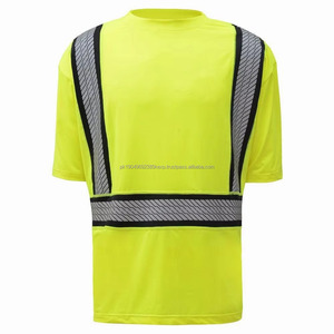 T-shirt de travail haute visibilité à manches courtes réfléchissant ultra respirant pour hommes - Product Image 3