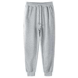 Pantalon de survêtement décontracté à coupe ample, doublé en polaire, couleur unie, broderie personnalisée, prix d'usine Chine, Bangladesh - Product Image 2