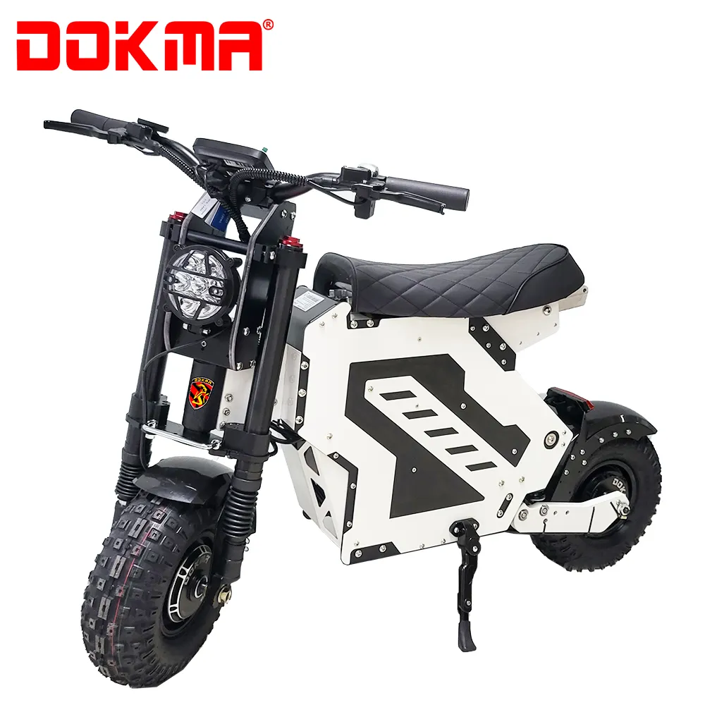 Dokma 60v 7000W dual motor 30AH 3500W*2 80-90km/h hydraulic shock absorber electric scooter motorcycle with seats