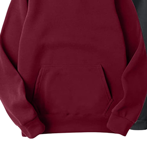 ชุดวอร์มขนแกะสีดำสำหรับทั้งชายและหญิงชุดวอร์มสองชิ้นสำหรับฤดูหนาว - Product Image 4