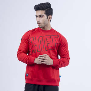 Sweat à capuche et sweat-shirt rouge pour homme - Product Image 2