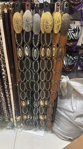 Cinturón Vaquero para Mujer en Oferta, con Hebilla Dorada, Venta al por Mayor - Product Image 3