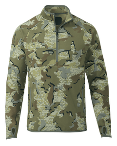 เสื้อสวมหัวมีซิปสำหรับผู้ชายเสื้อฟลีซ1/4สำหรับผู้ชายพิมพ์ลายพรางกลางแจ้งแบบสั่งทำได้ - Product Image 5