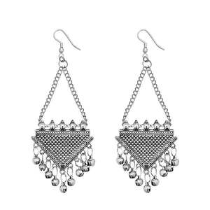 Jeweljunk Boucles d'oreilles mode style afghan plaqué rhodium 1311229 - Product Image 1