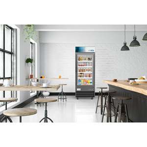 Refrigerador Exhibidor de Una Puerta de 28 Pulgadas, Capacidad de 23 Pies Cúbicos, MDR-1GD-23C, Enfriadores y Refrigeradores - Product Image 1