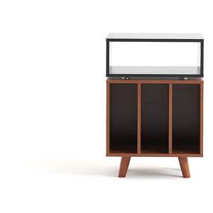 Mueble para Altavoces HI FI Stockholm 700 de Madera de Nogal Negro NORSTO70ABSWN, Estantes y Unidades de Almacenamiento - Product Image 1