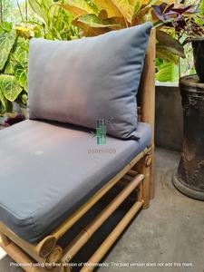 Bamboo Midle <b>Chair</b> New Model Natural Eco Friendly Rattan Wood Living Room Home Deco Ottoman Classic - Product Image 4