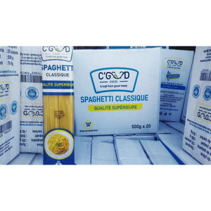 C'GOOD Spaghetti & Macaroni 500g |   Pâtes longues en blé dur |   Emballage en boîte |   Prêt à l'exportation pour les distributeurs internationaux - Product Image 1
