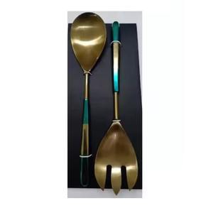 Ensemble de serveurs à salade en acier inoxydable, ustensiles de cuisine de restaurant, nouveau couverts en acier inoxydable de qualité alimentaire - Product Image 5