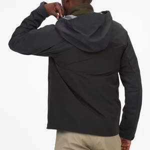 Tendance Veste Softshell Homme À Capuche Décontractée Hiver Streetwear Séchage Rapide Respirant Solide Polyester/Nylon - Product Image 3